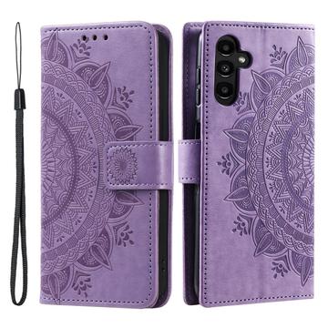 Samsung Galaxy S25 FE Mandala Series Portemonnee-hoesje - Paars