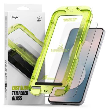 Samsung Galaxy S25 FE Ringke Easy Slide Glazen Screenprotector - 2 stuks.