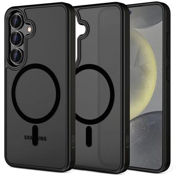 Samsung Galaxy S25 FE Tech-Protect Magmat Cover - MagSafe-compatibel - Mat Zwart