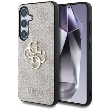 Samsung Galaxy S25 Guess 4G Big Metal Logo Hybride Hoesje