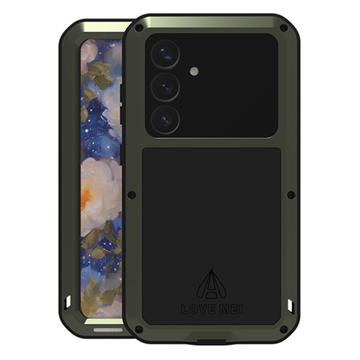 Samsung Galaxy S25 Love Mei Powerful Hybride Hoesje - Groen