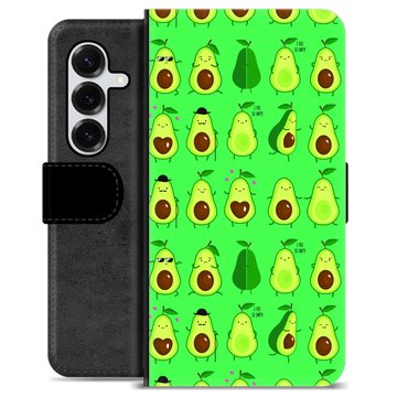 Samsung Galaxy S25+ Premium Portemonnee Hoesje - Avocado Patroon