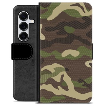 Samsung Galaxy S25+ Premium Portemonnee Hoesje - Camouflage