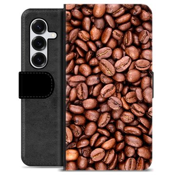 Samsung Galaxy S25+ Premium Portemonnee Hoesje - Koffiebonen