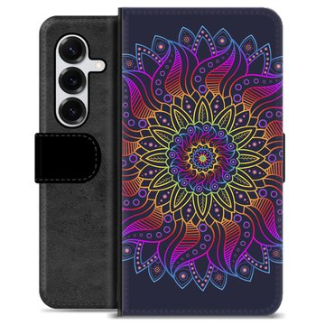 Samsung Galaxy S25+ Premium Portemonnee Hoesje - Kleurrijke Mandala