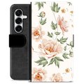 Samsung Galaxy S25+ Premium Portemonnee Hoesje - Bloemen