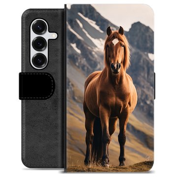 Samsung Galaxy S25+ Premium Portemonnee Hoesje - Paard