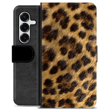 Samsung Galaxy S25+ Premium Portemonnee Hoesje - Luipaard