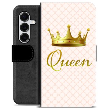 Samsung Galaxy S25+ Premium Portemonnee Hoesje - Koningin