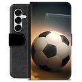 Samsung Galaxy S25+ Premium Portemonnee Hoesje - Voetbal