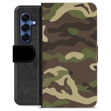 Samsung Galaxy S25 Premium Portemonnee Hoesje - Camouflage
