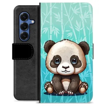 Samsung Galaxy S25 Premium Portemonnee Hoesje - Panda
