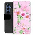 Samsung Galaxy S25 Premium Portemonnee Hoesje - Aquarel Bloemen
