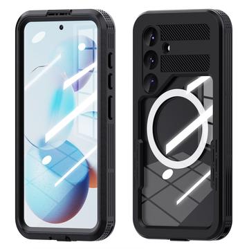 Samsung Galaxy S25 Redpepper IP68 Magnetisch Waterdicht Hoesje - Zwart