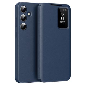 Samsung Galaxy S25 Smart Clear View Flip Hoesje met kaartsleuf