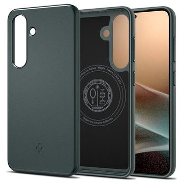 Samsung Galaxy S25 Spigen Thin Fit MagSafe hoesje - Afgrond groen