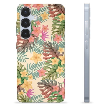 Samsung Galaxy S25 TPU-hoesje - Roze Bloemen
