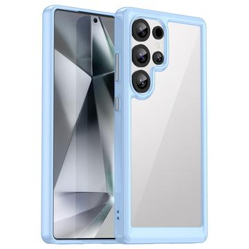 Samsung Galaxy S25 Ultra Anti-Shock Hybride Hoesje - Blauw