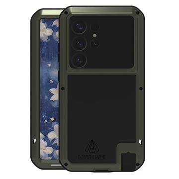 Samsung Galaxy S25 Ultra Love Mei Powerful Hybride Hoesje - Groen