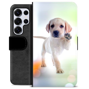 Samsung Galaxy S25 Ultra Premium Portemonnee Hoesje - Hond