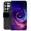 Samsung Galaxy S25 Ultra Premium Portemonnee Hoesje - Heelal