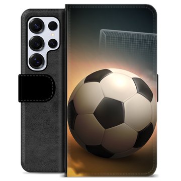 Samsung Galaxy S25 Ultra Premium Portemonnee Hoesje - Voetbal