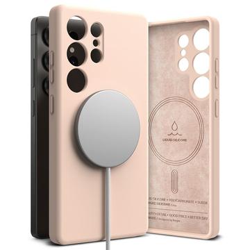 Samsung Galaxy S25 Ultra Ringke Vloeibare Siliconen MagSafe Hoesje