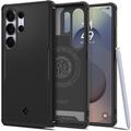 Samsung Galaxy S25 Ultra Spigen Core Armor Mag MagSafe TPU Hoesje - Zwart