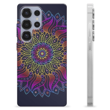 Samsung Galaxy S25 Ultra TPU-hoesje - Kleurrijke Mandala