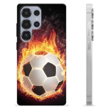 Samsung Galaxy S25 Ultra TPU-hoesje - Voetbal Vlam
