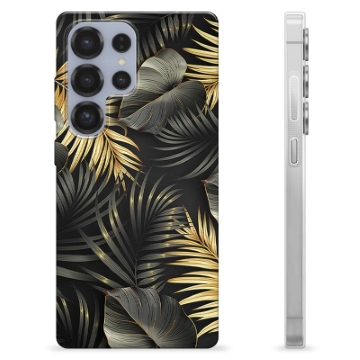 Samsung Galaxy S25 Ultra TPU-hoesje - Gouden Bladeren