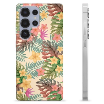Samsung Galaxy S25 Ultra TPU-hoesje - Roze Bloemen