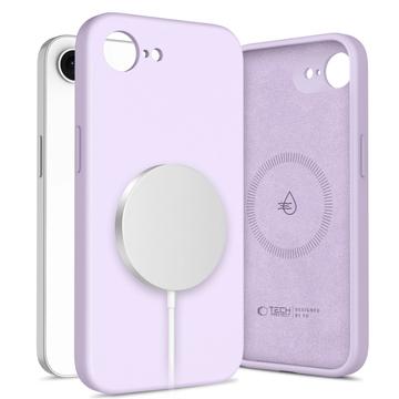 iPhone 16e Tech-Protect Vloeibaar Siliconen Hoesje - MagSafe Compatibel - Mauve