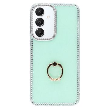 Samsung Galaxy S25+/S24+ CrystalGlow Hybride Hoesje met Ringhouder