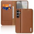 Samsung Galaxy S25+ Dux Ducis Hivo Wallet Leren Hoesje - Bruin