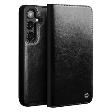 Samsung Galaxy S25+ Qialino Classic Wallet Leren Hoesje