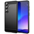 Samsung Galaxy S26/S26 Pro Geborsteld TPU Hoesje - Koolstofvezel