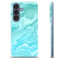 Samsung Galaxy S26+ TPU-hoesje - Blauw Marmer