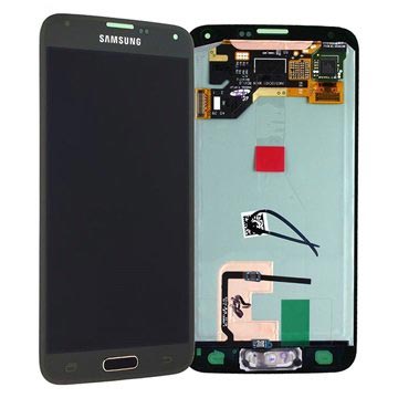 Samsung Galaxy S5 Front Cover & LCD Display - Goud