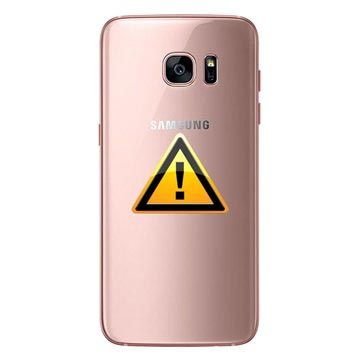 Samsung Galaxy S7 Edge Batterij Cover Reparatie - Roze