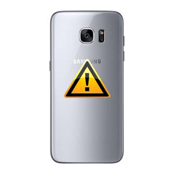 Samsung Galaxy S7 Edge Batterij Cover Reparatie - Zilver