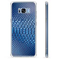 Samsung Galaxy S8 Hybride Case - Leer