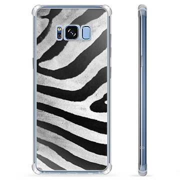 Samsung Galaxy S8 Hybride Case - Zebra
