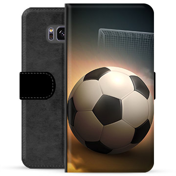 Samsung Galaxy S8 Premium Portemonnee Hoesje - Voetbal