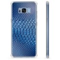 Samsung Galaxy S8+ Hybride Case - Leer