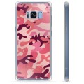 Samsung Galaxy S8+ Hybride Case - Roze Camouflage