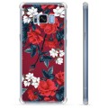 Samsung Galaxy S8+ Hybride Case - Vintage Bloemen