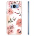 Samsung Galaxy S8+ TPU Case - Roze Bloemen