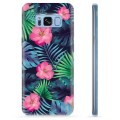 Samsung Galaxy S8+ TPU Case - Tropische Bloem