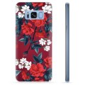 Samsung Galaxy S8+ TPU Hoesje - Vintage Bloemen